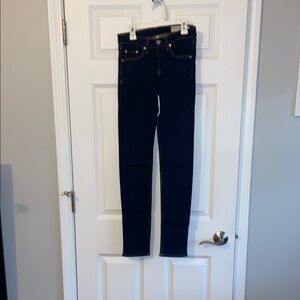 rag & bone Women's Dark Blue Skinny Jeans